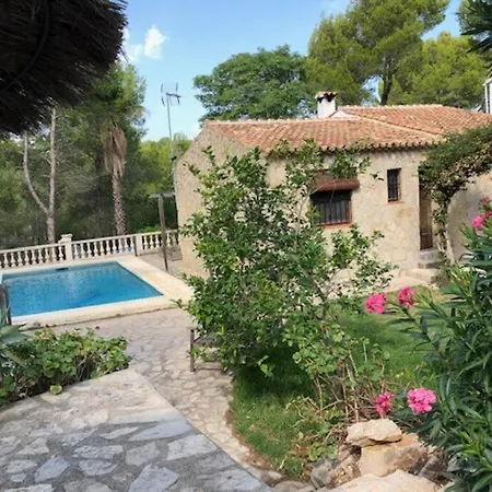 Дом отдыха Encantadora Con Piscina En El Montgo-denia